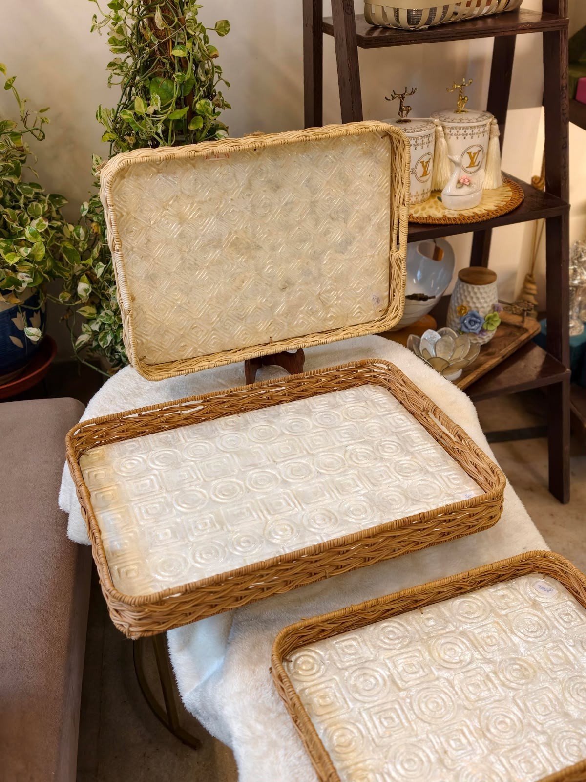 Cane and Pearl Tray Set, photo 6