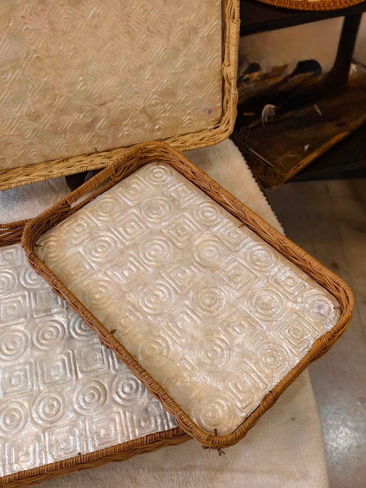 Cane and Pearl Tray Set, photo 3
